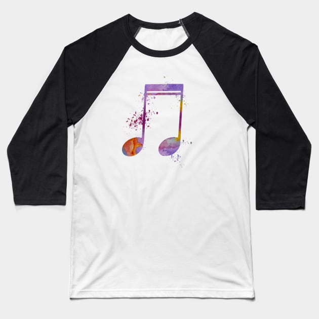 Musical note Baseball T-Shirt by TheJollyMarten